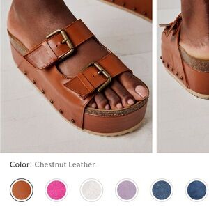 Rule breaker flatform sandals from free people